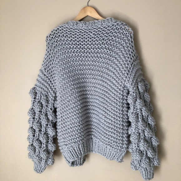 Gray pomegranate Cardigan - Picture 9 of 11